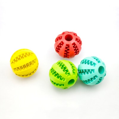 Resistance of rubber ball ball teeth bite of watermelon pet dog toys, bite teeth, tartar cleaning