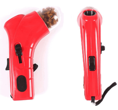 Holiday Time, Dog, Holiday Time Red Refillable Hand Held Training Fun Dog  Pet Treat Launcher